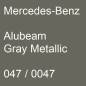 Preview: Mercedes-Benz, Alubeam Gray Metallic, 047 / 0047.